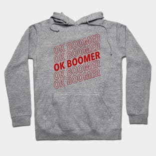 Ok Boomer - red Hoodie